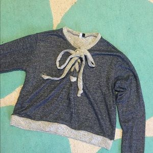 The Classic: laced up sweater
